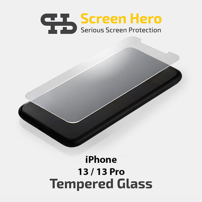 iPhone 13 / 13 Pro / 14 / 14 Pro Tempered Glass Screen Protector by Screen Hero