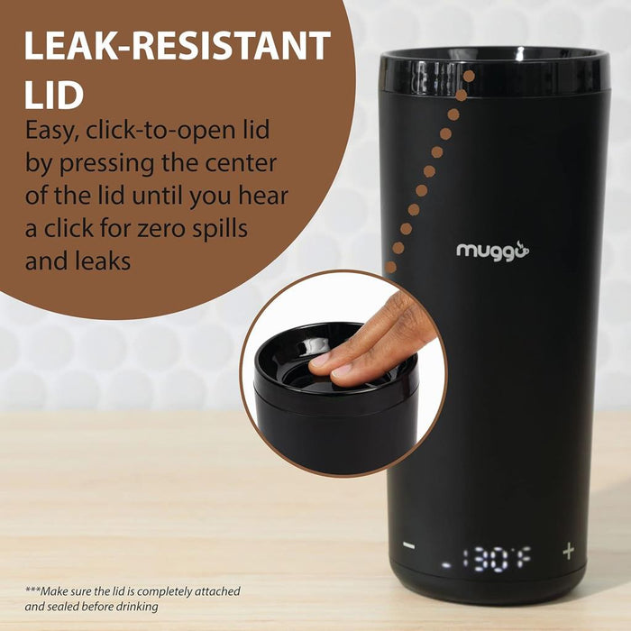 Muggo Smart Heating Travel Mug w/ Charging Dock