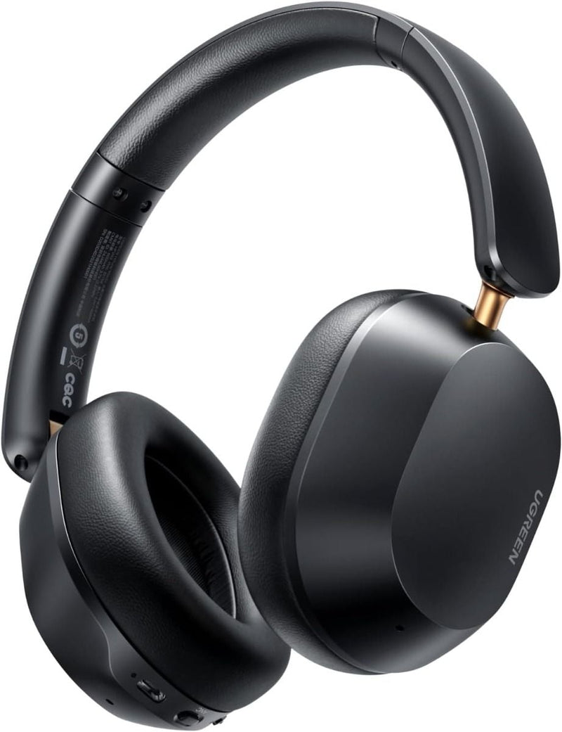 UGREEN 75H Battery HiTune Max5c Hybrid Active Noise-Cancelling Headphones Black