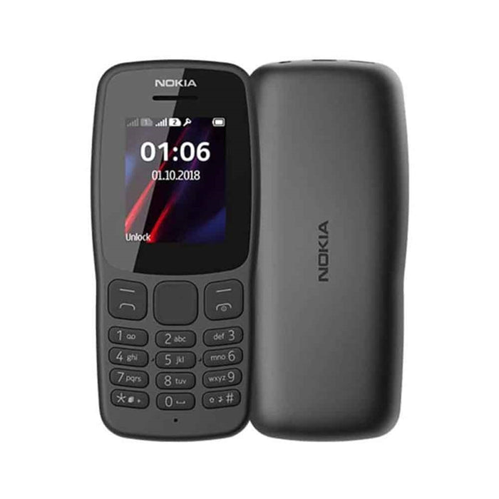 Nokia 106 Dual SIM Mobile Phone (2019) Black