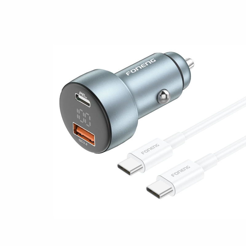 Phone Fast Car Charger Kit (Cigarette Attachment & Cable)