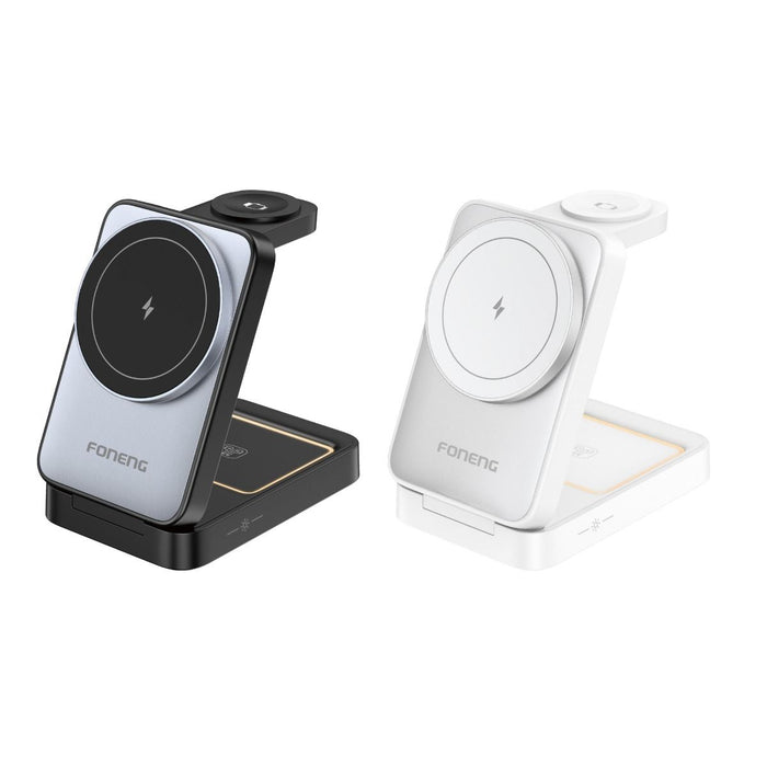 3-in-1 Foldable Magnetic Wireless Charging Stand