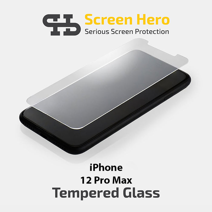 iPhone 12 Pro Max Tempered Glass Screen Protector by Screen Hero