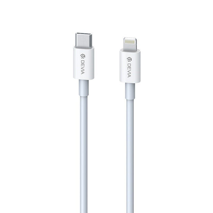 Devia - 1m (20W) Power Delivery - Type C to Non-MFI Lightning Cable - White
