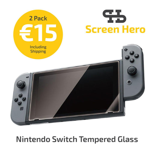 Nintendo Switch Tempered Glass Screen Protector from Screen Hero - wirelessphones