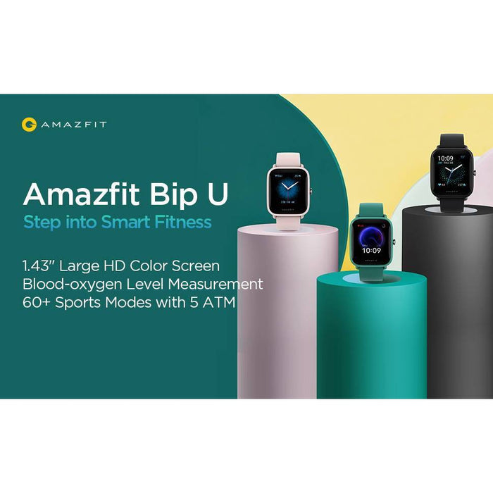 Xiaomi Amazfit Bip U - Green - Fitness Tracker and Smartwatch